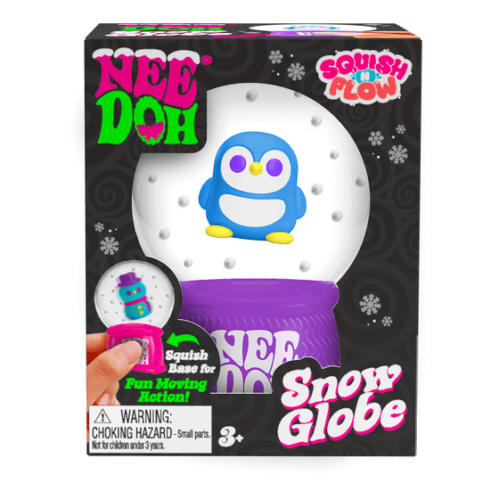 NEEDOH SQUISH N FLOW SNOW GLOBE x3n